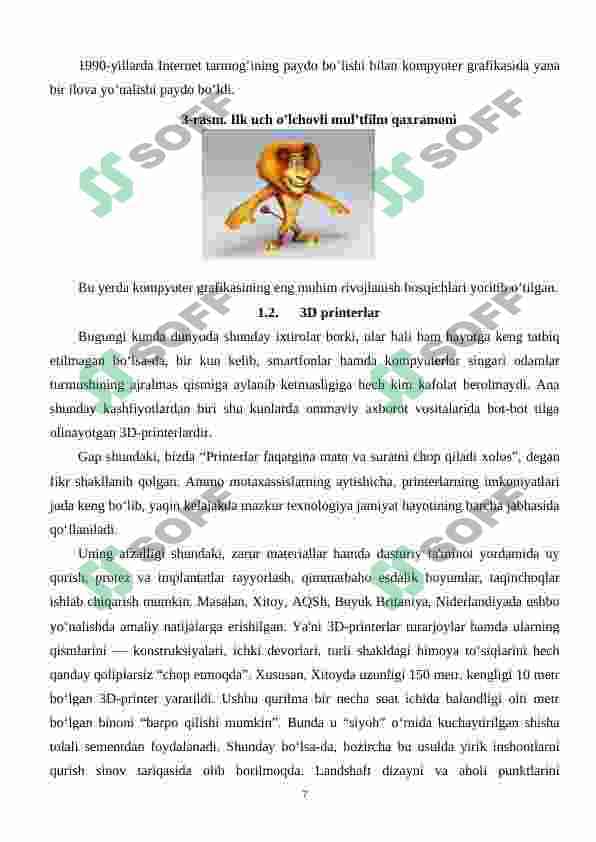 3D TEXNOLOGIYALAR 7
