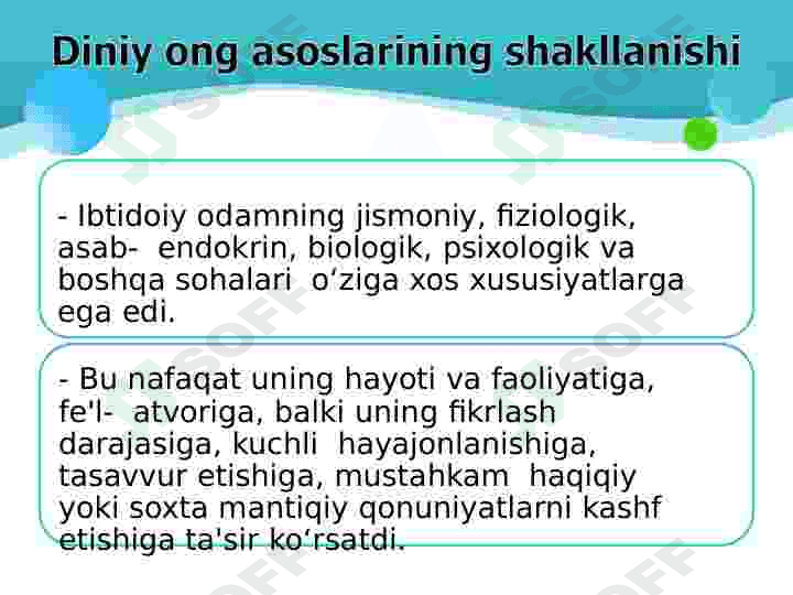 Dinning ibtidoiy shakllari 7