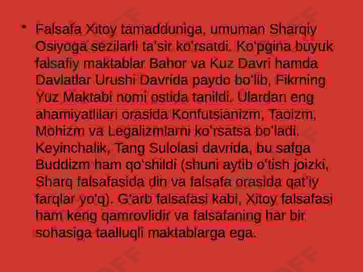 Sharq falsafasi 8