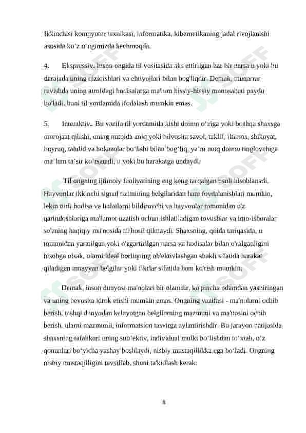 Til va ong munosabatlari 8