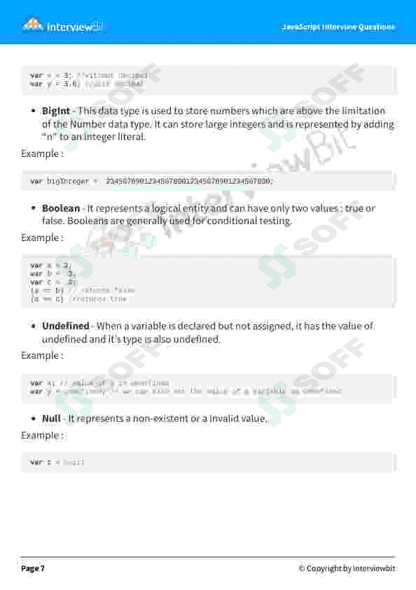 java script savol javoblar kerakli 8