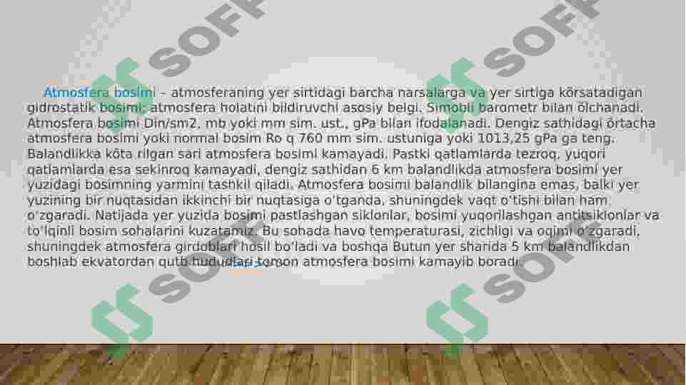 Umumiy yer bilimi 8