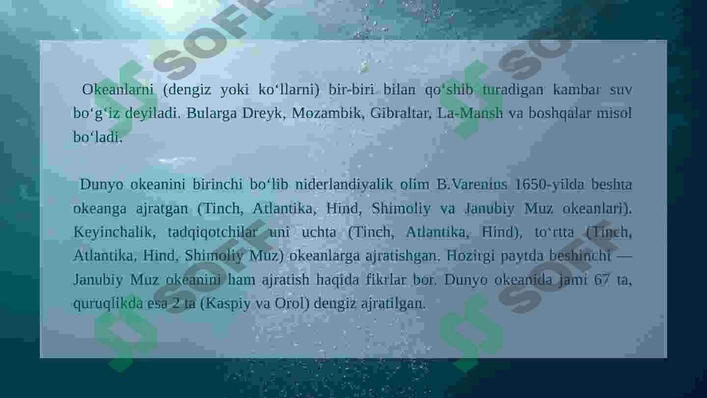 Dunyo Okeani 8