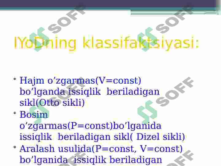Dvigatellarining ishlash sikllari 8