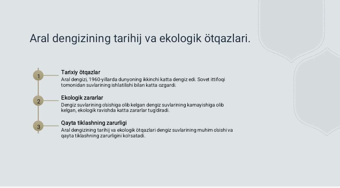 Orol dengizi haqida 1