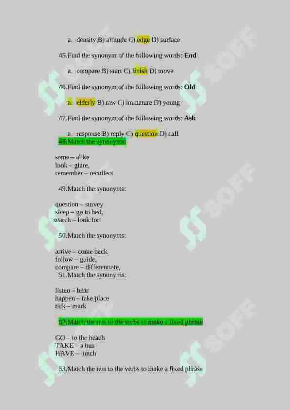english test 5