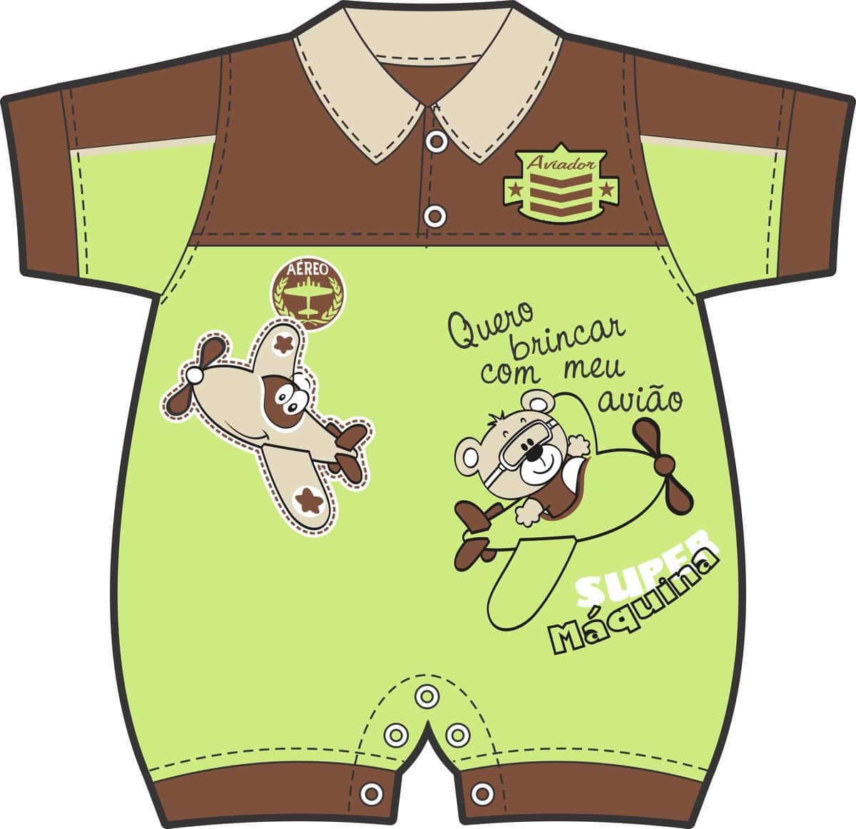 Samolyot o'yinchoq ayig'i bilan go'zal chaqaloq romperi | Adorable baby romper with airplane teddy bear 1