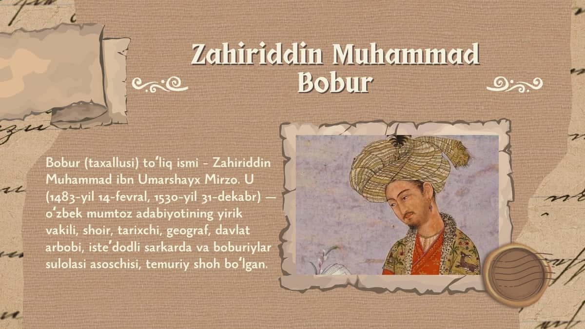 Zahiriddin Muhammad Bobur asarlari 2