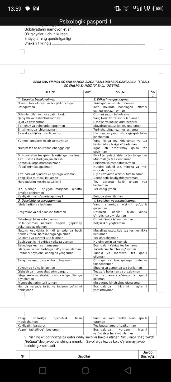 psixologik Pasport 2