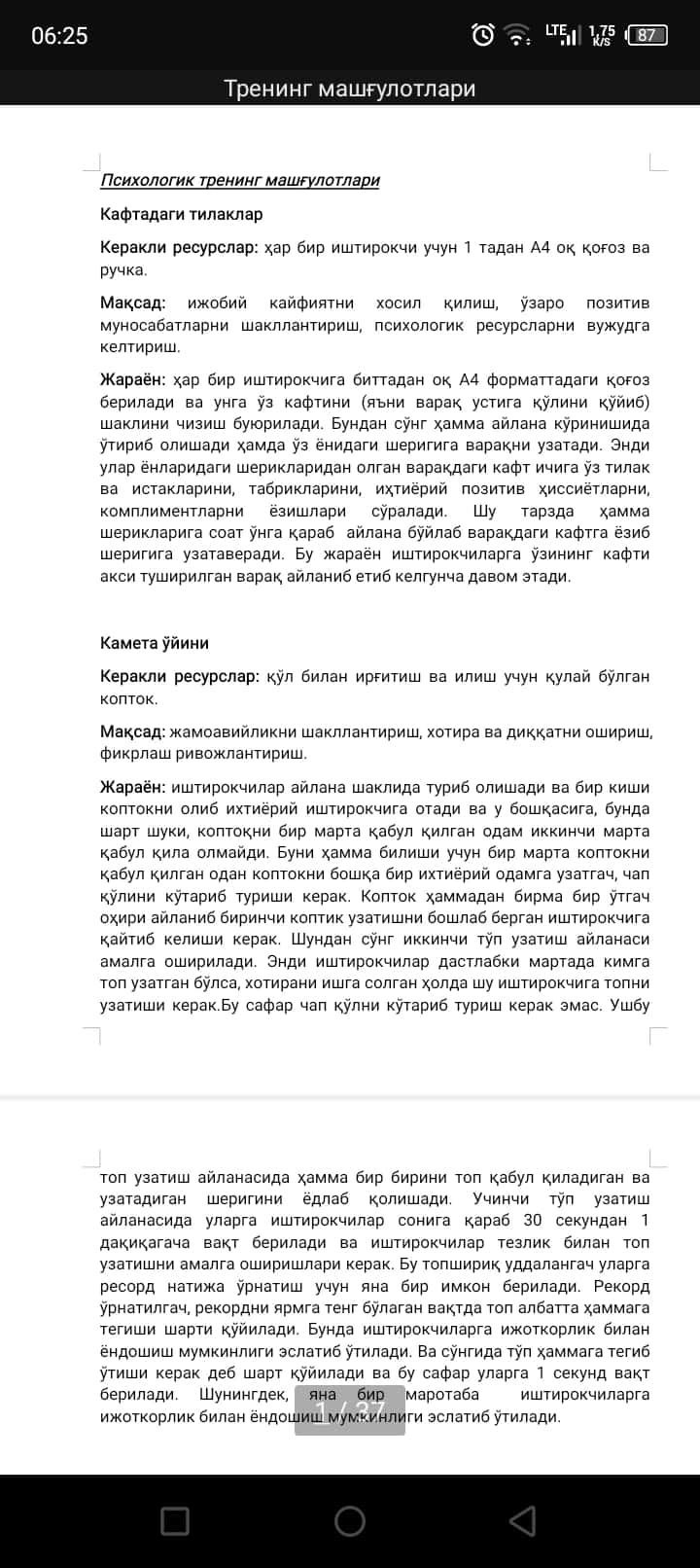 yangi trening 2