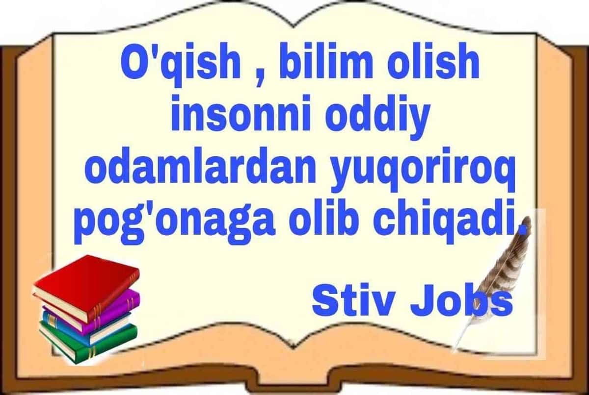 Kitobxonlik mavzusiga ko'rgazmalar 1