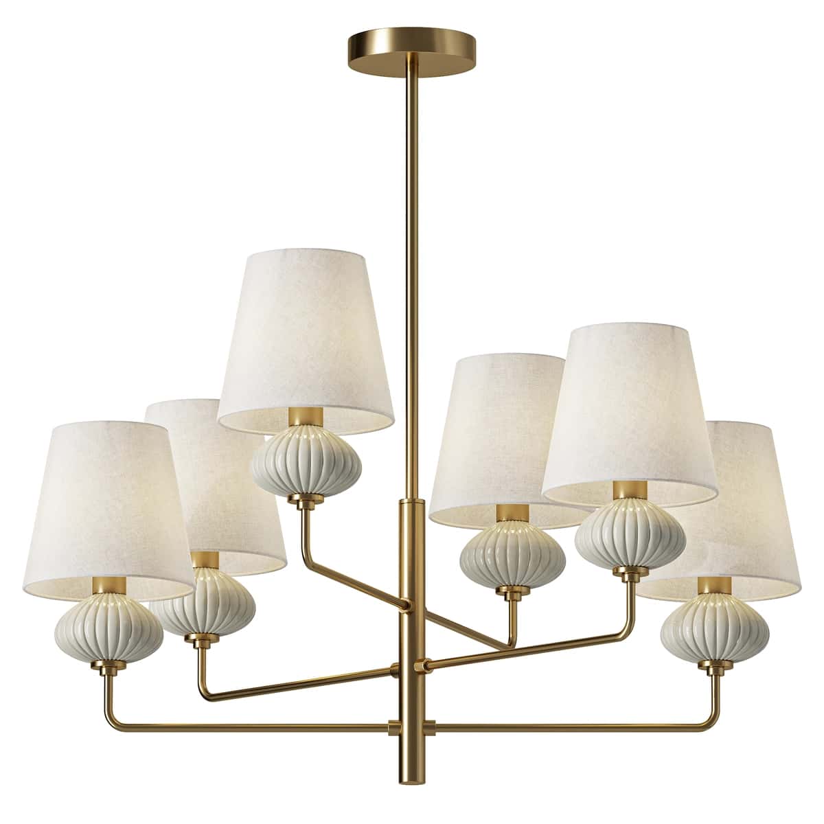 Freya Ceramics FR2029PL 06BS Pendant Light 1