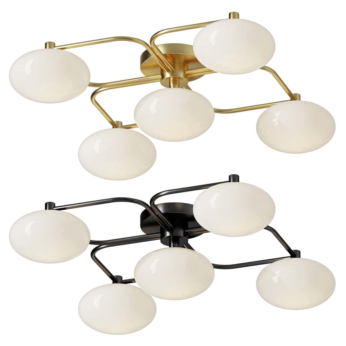 Glass Flush Mount 1