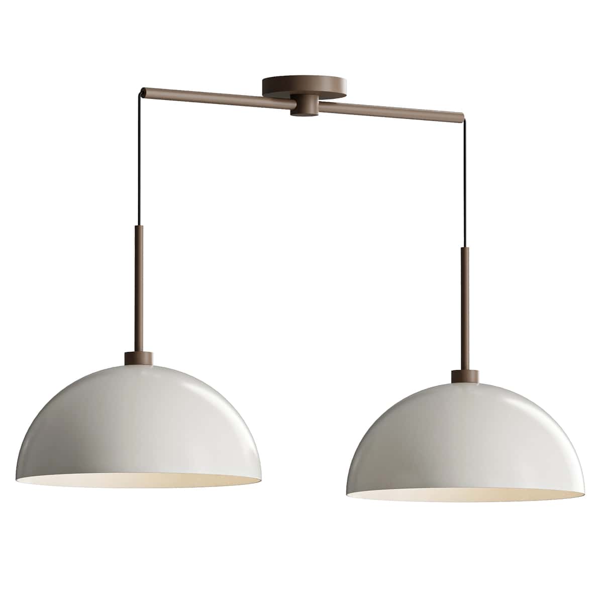 Handmade 2 piece pendant light 1