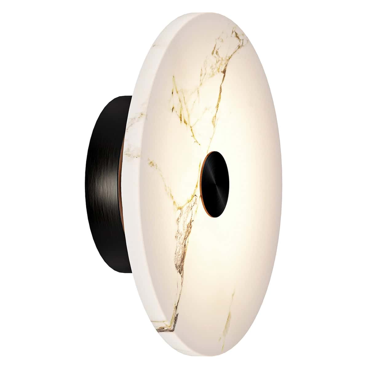 Nordic Alabaster Marble Eclipse Wall Light 1