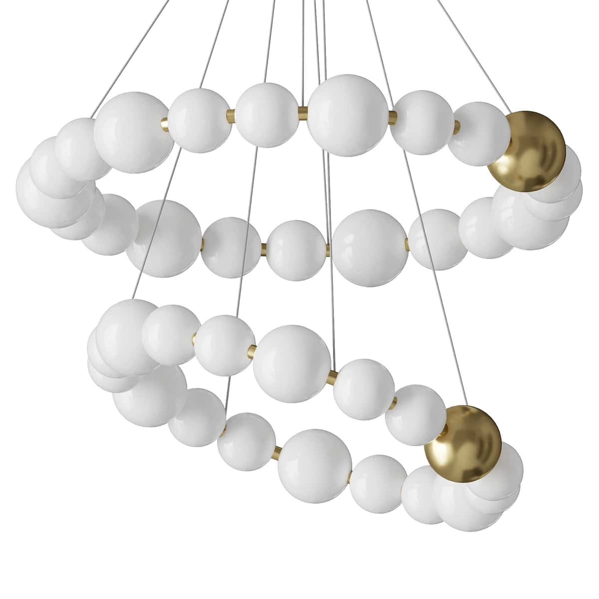 WOMO Pear Necklace Circular Chandelier 1