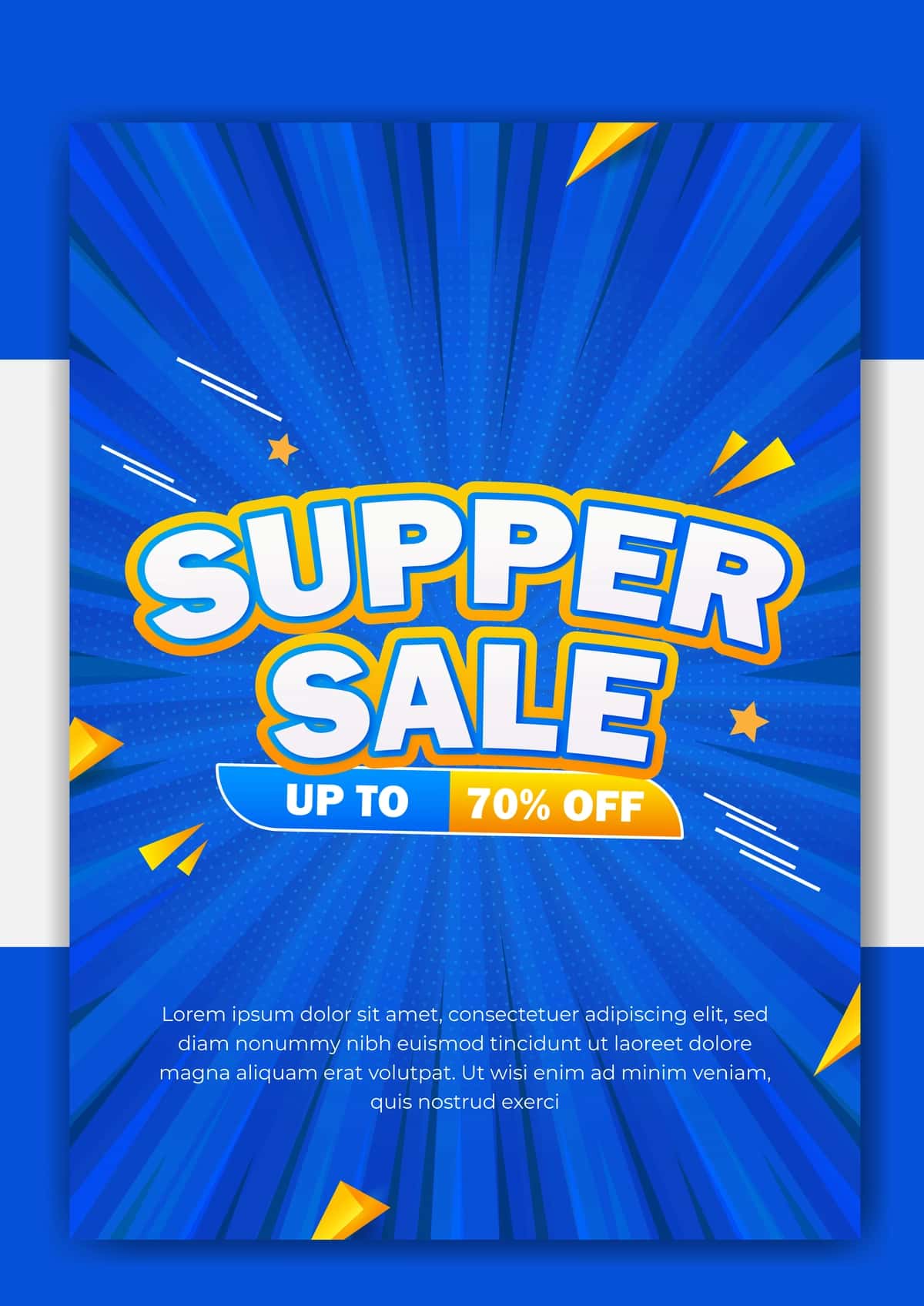 Super flesh savdo shablonlari dizayni | Super flash sale template design 1