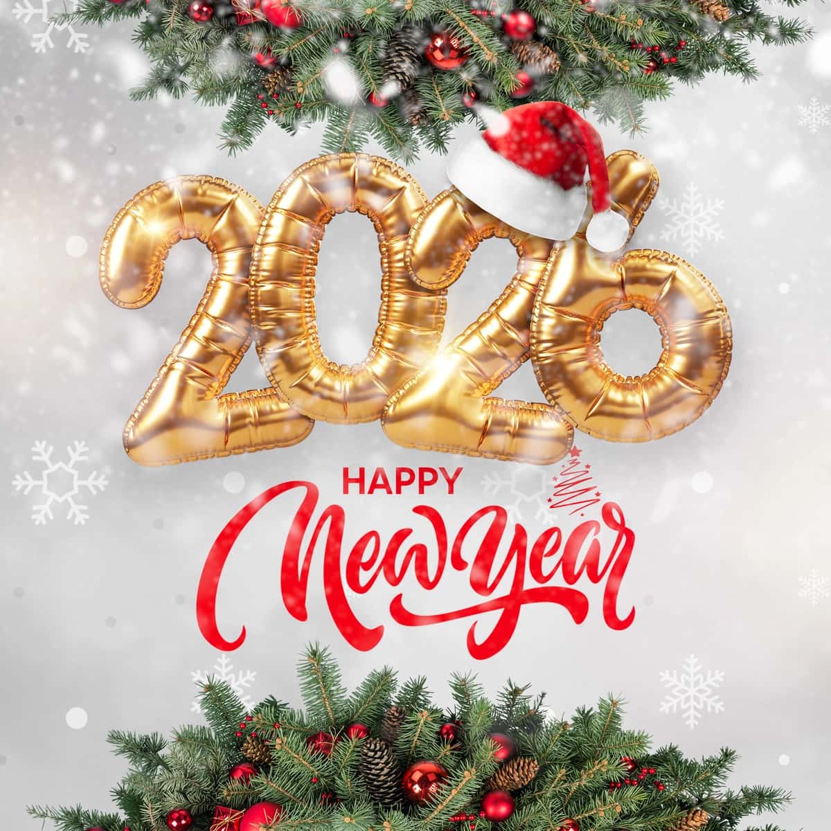 2026-yilgi yangi yilingiz bilan ijtimoiy tarmoqlardagi post shabloni | Happy new year 2026 social media post template 1