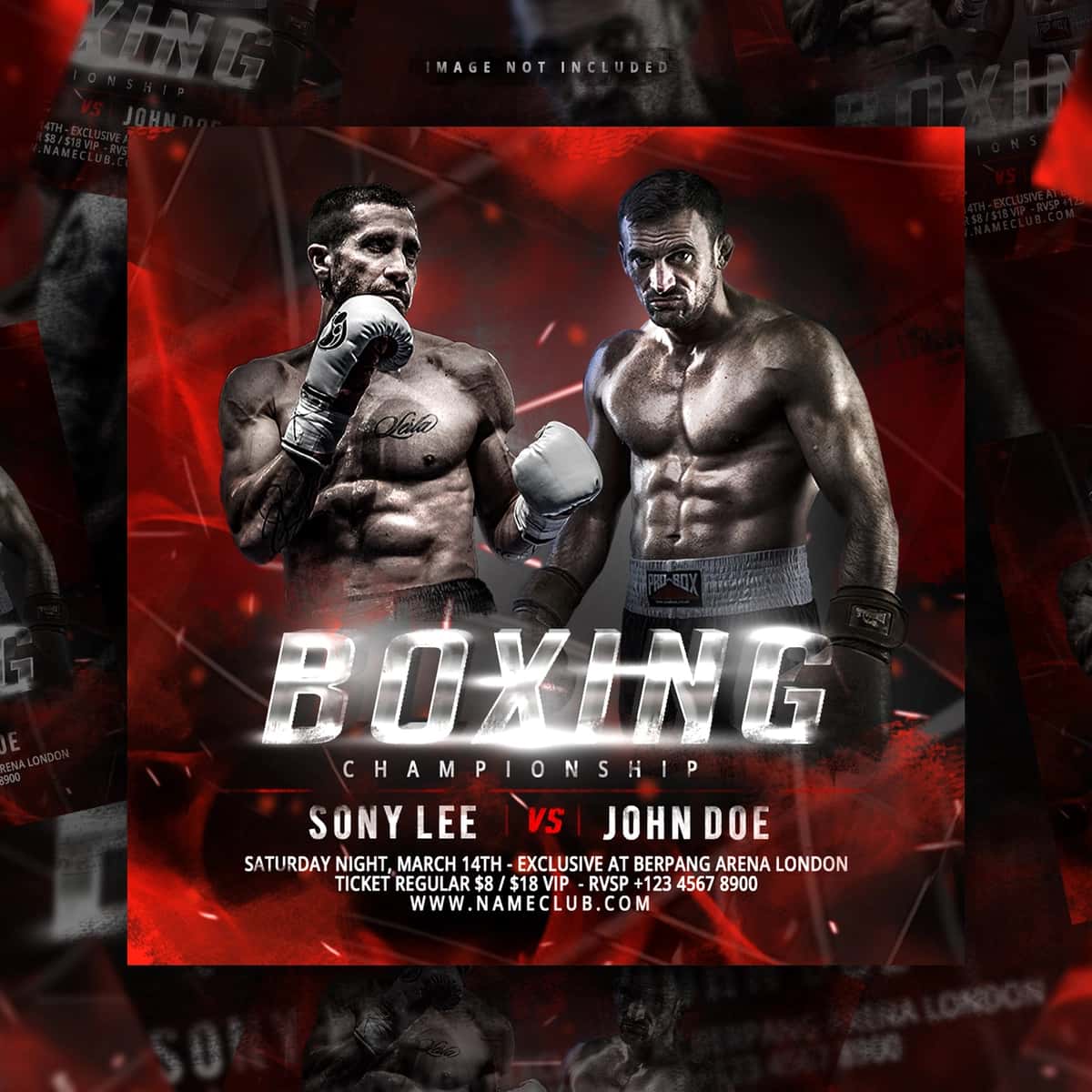 Boks varaqasi mukofoti | Boxing flyer premium 1