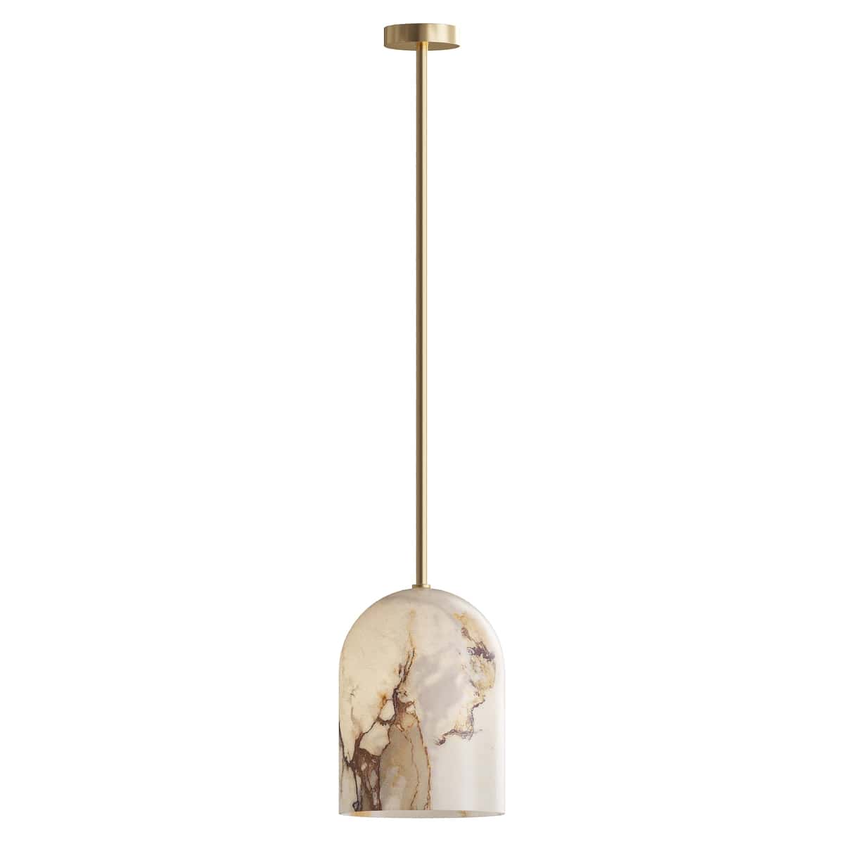 Belfry Arm Alabaster Pendant Lamp 2