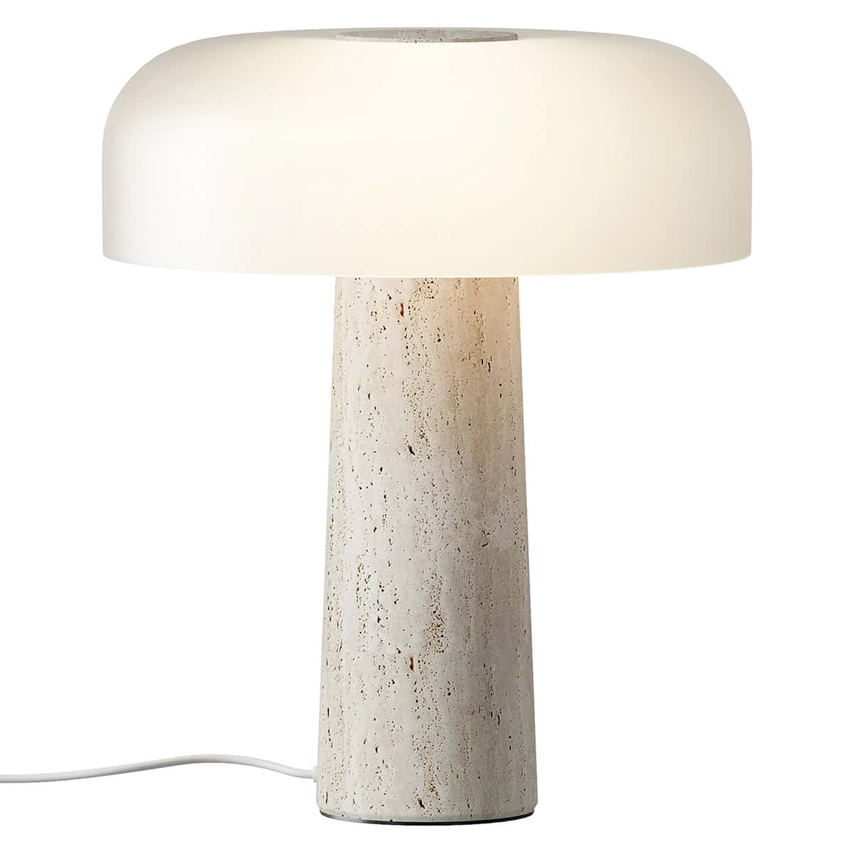 Travertine Table lamp 1