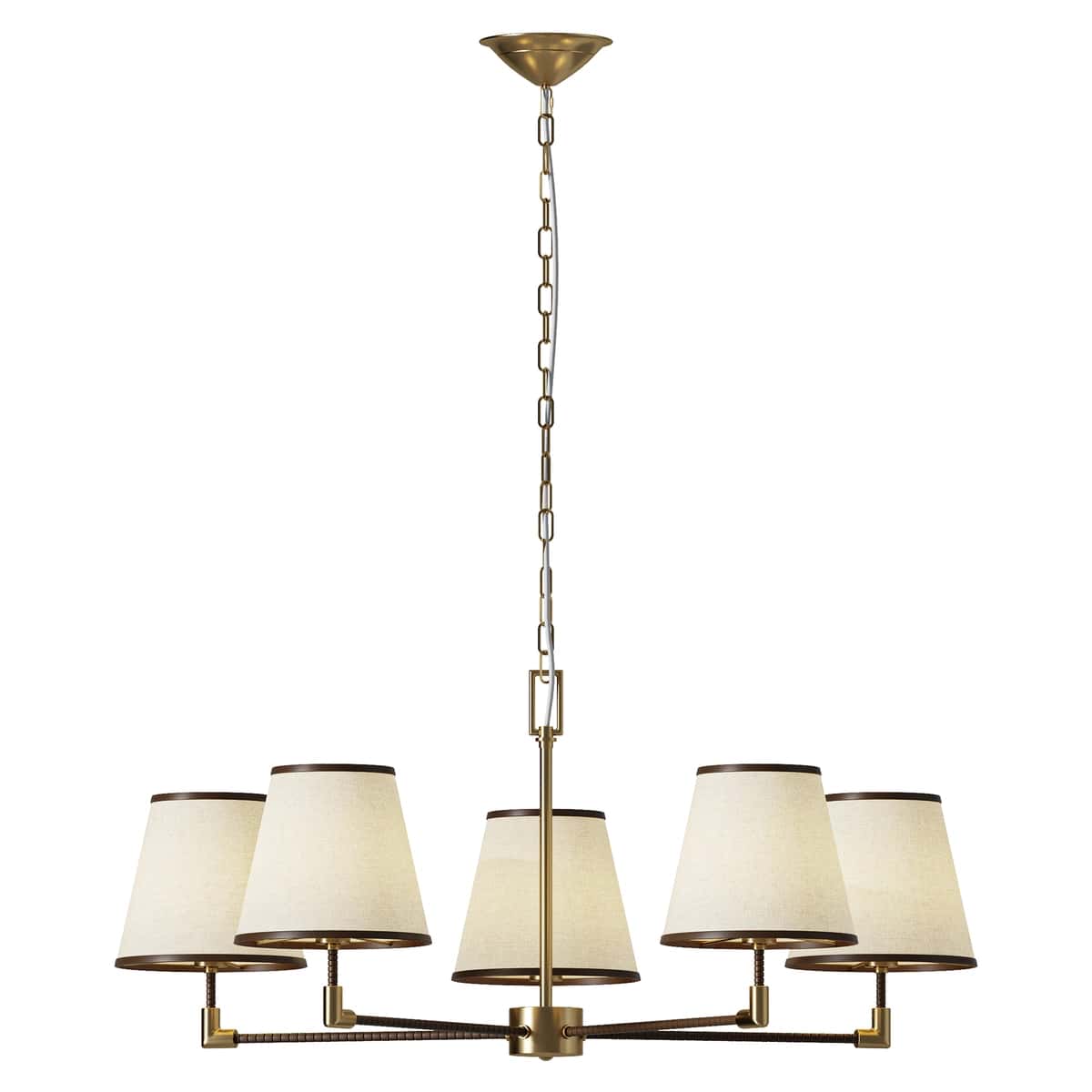 Gonzalez Modern 5 Light Textile Chandelier 2