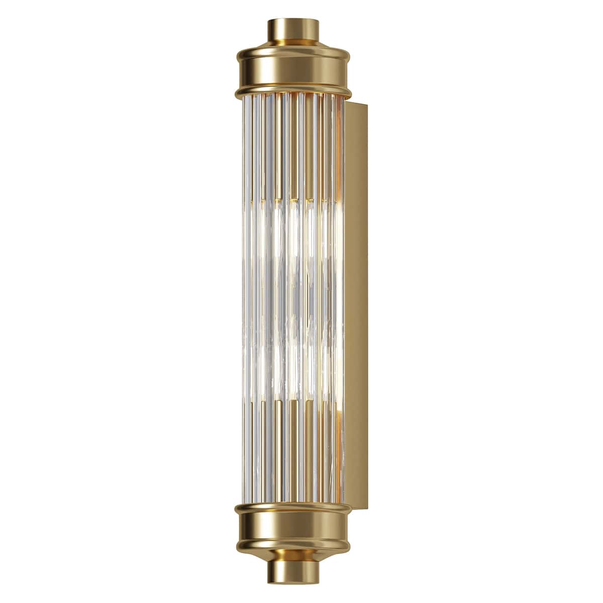 Belae Modern Sleek Cylindrical Glass Wall Sconce 2