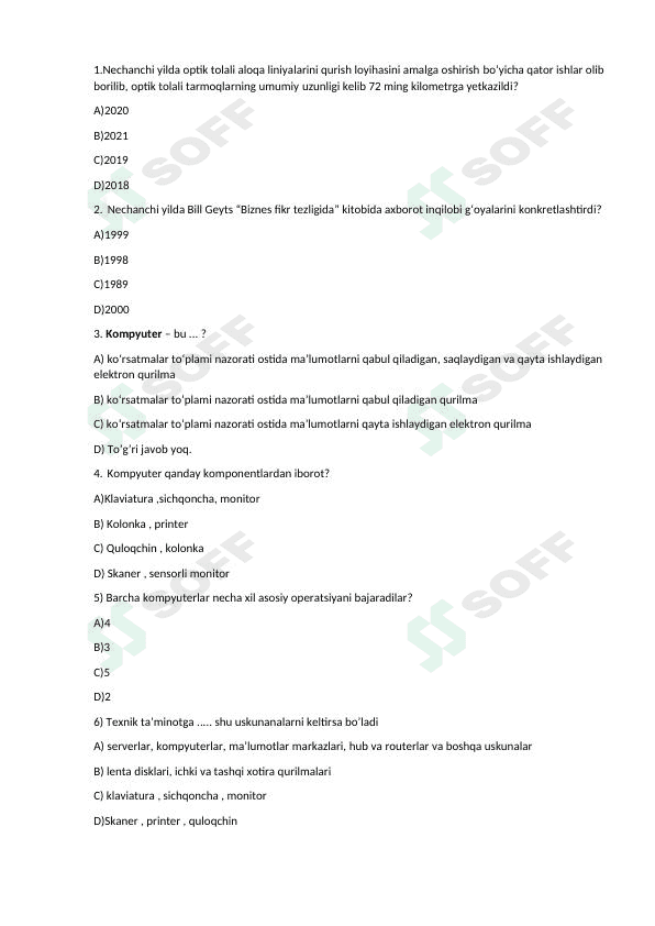 Iqtisodiyotda_axborot_kommunikasiya_texnologiyalari_va_tizimlari mavzusidagi 300 test 1