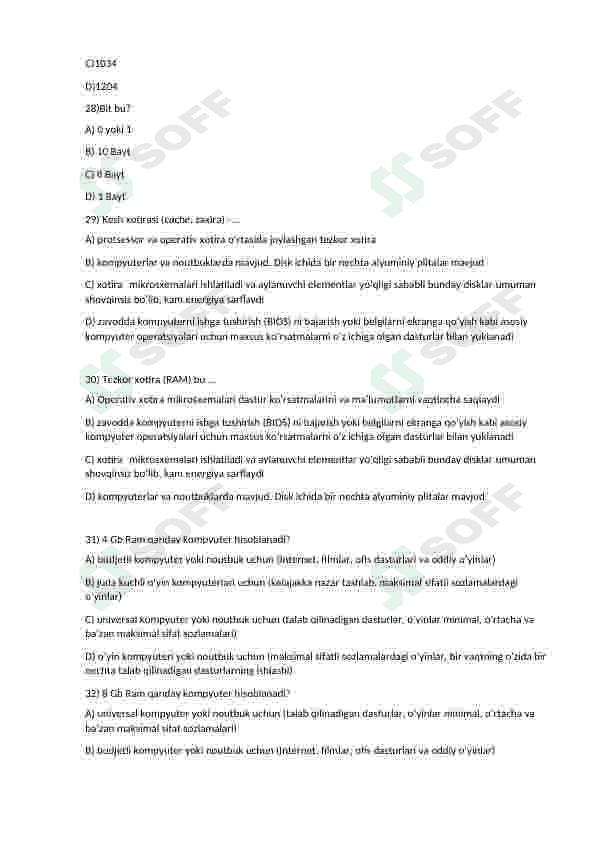 Iqtisodiyotda_axborot_kommunikasiya_texnologiyalari_va_tizimlari mavzusidagi 300 test 6