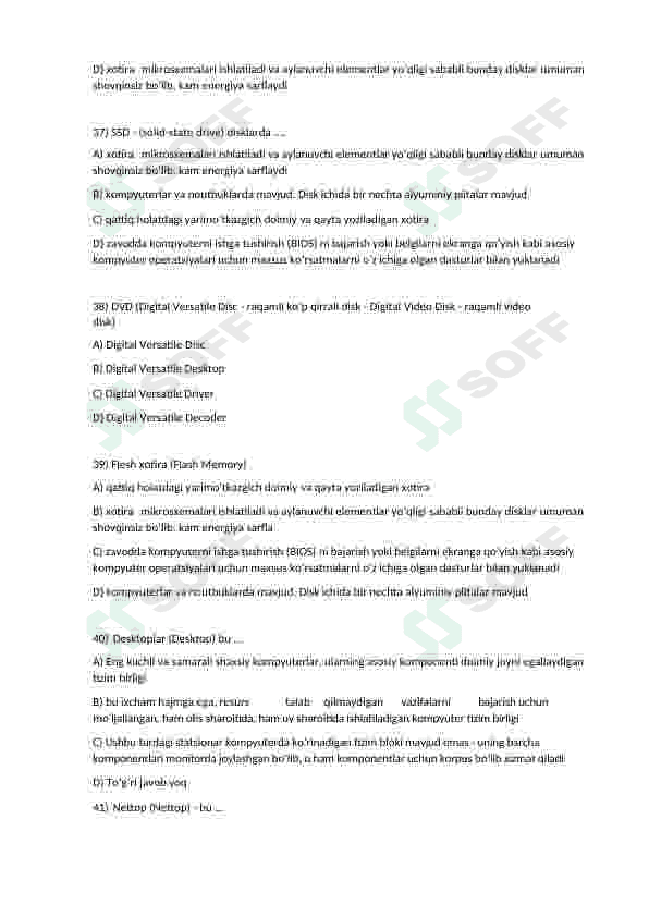 Iqtisodiyotda_axborot_kommunikasiya_texnologiyalari_va_tizimlari mavzusidagi 300 test 8