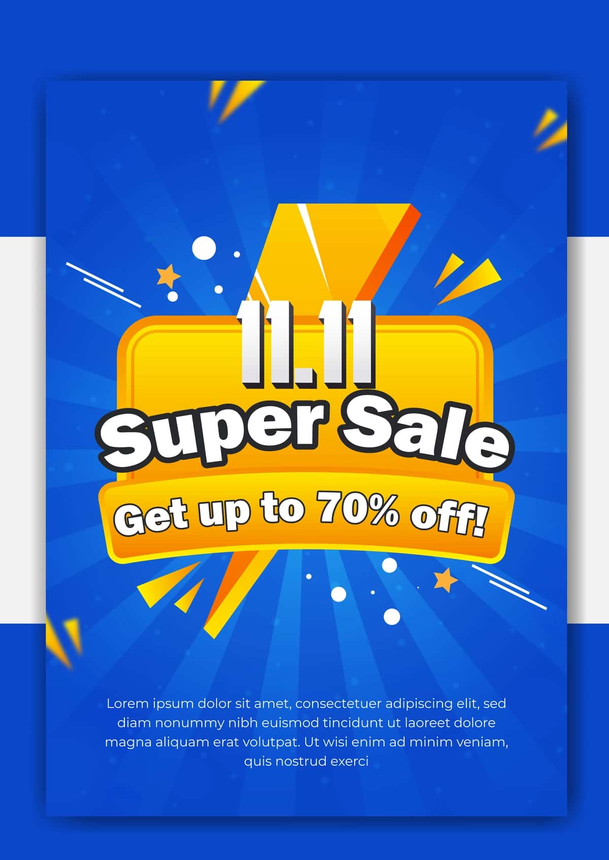 Super flesh savdo shablonlari dizayni | Super flash sale template design 1