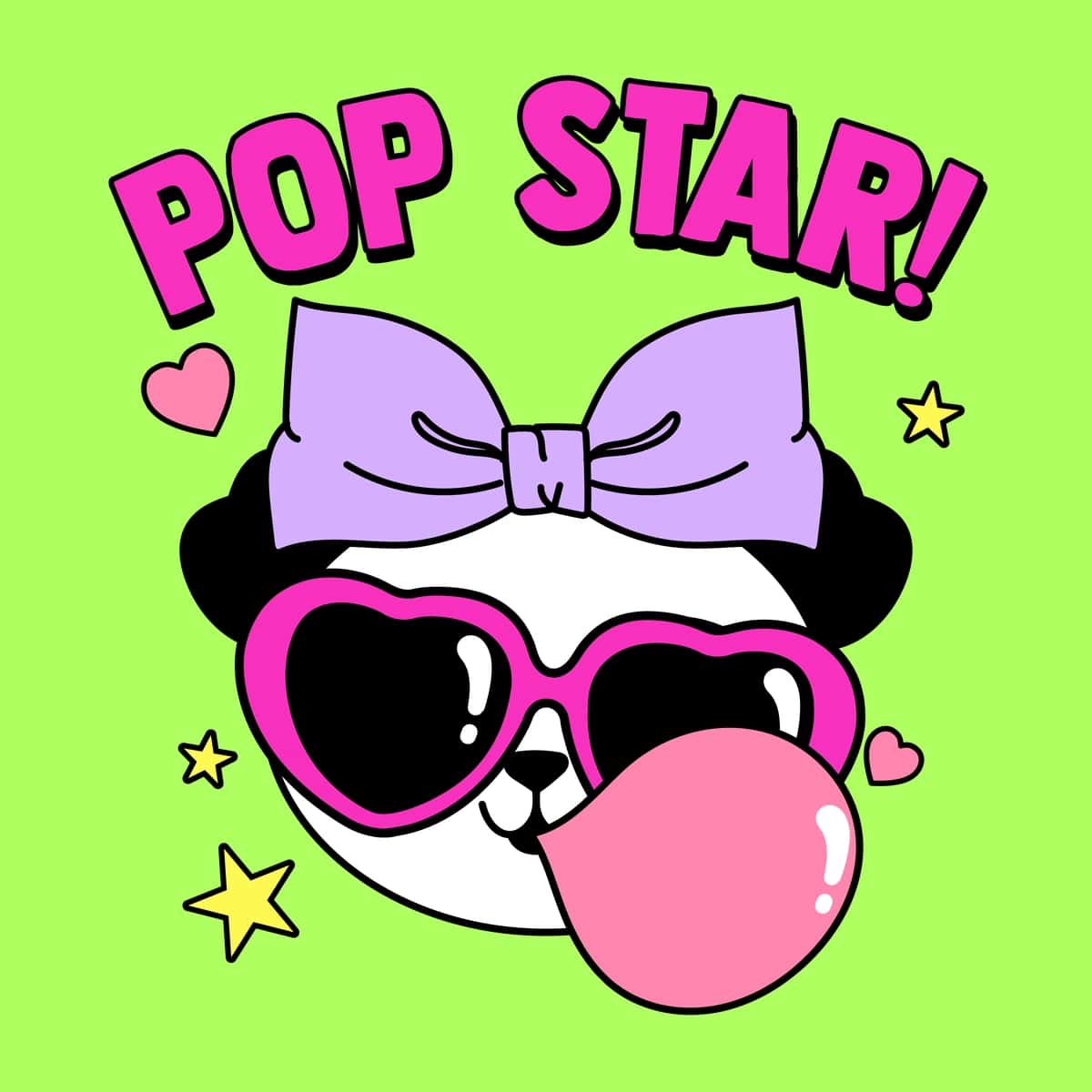 Boshini egib turgan panda ayiq qahramoni | Cartoon panda bear character with bow her head 1