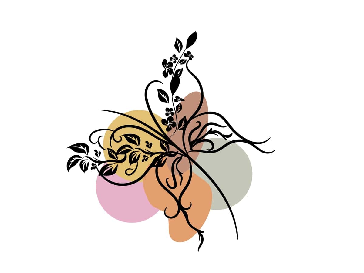 Qo'lda chizilgan kapalak kontur to'plami | Hand drawn butterfly outline pack 1