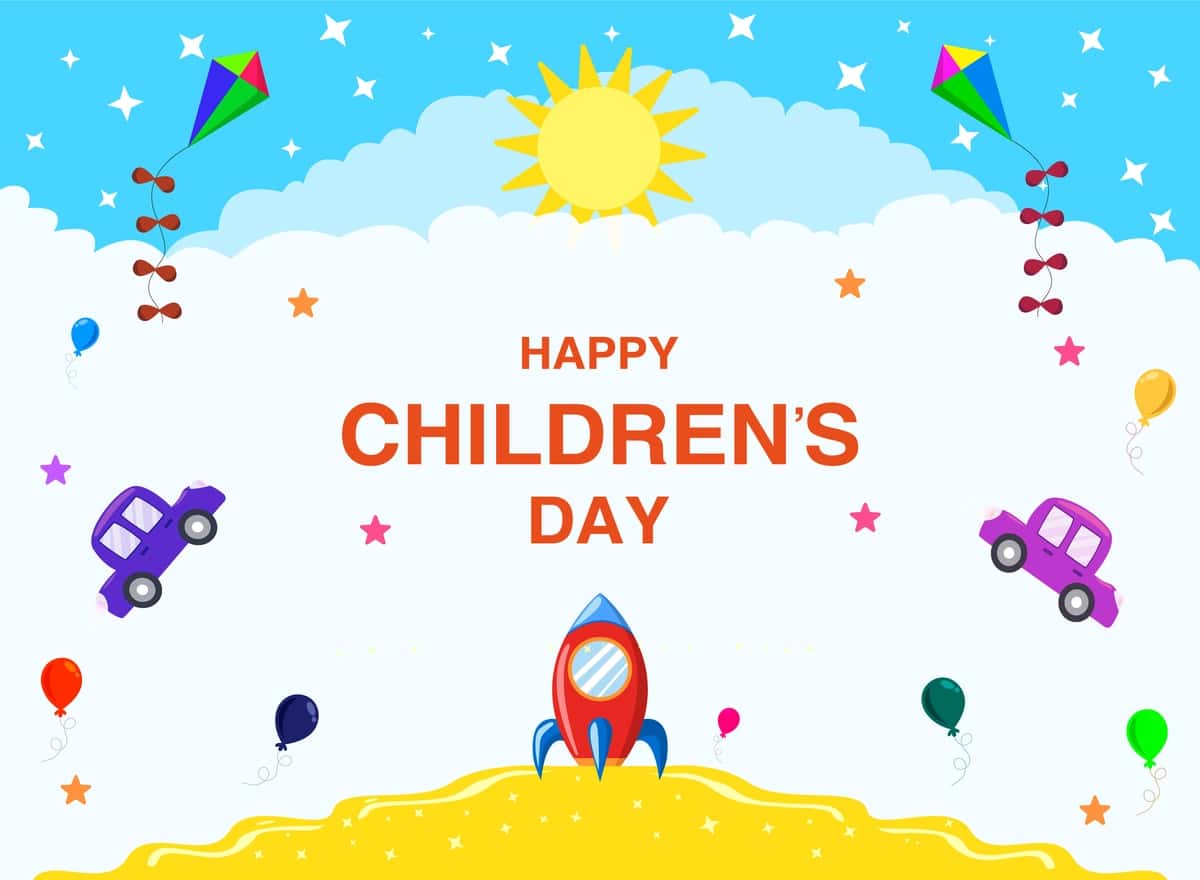 Bolalar kuni bilan tabriklash tarixi | Happy children s day background 1