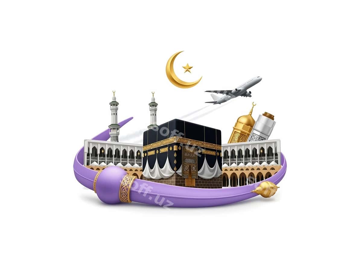 3d karton kaaba islom ramzlari | 3d cartoon kaaba islamic symbols 1