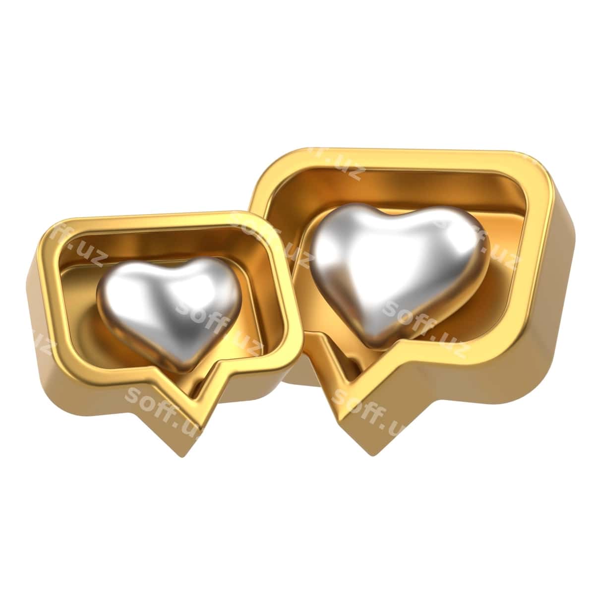 3d ga o'xshash ikonka 3d ikonka 3d illustratsiyasi | 3d like icon 3d icon 3d illustration 1