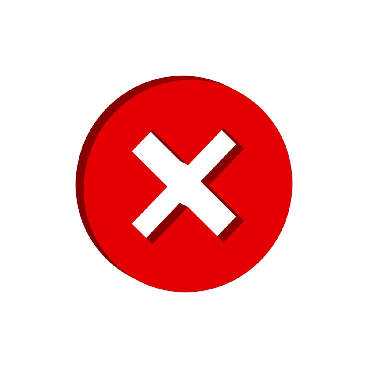 Qizil xoch tugmasi belgisi dizayni | Red cross button icon design 1