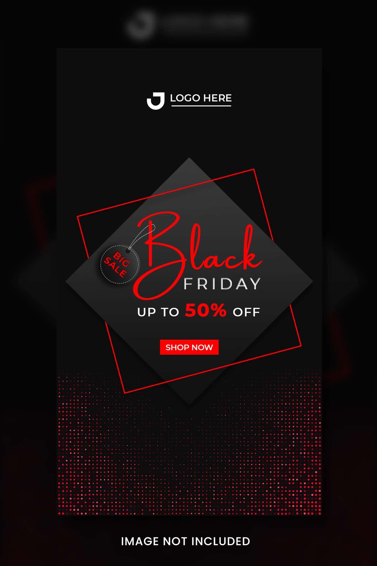 Qora juma chegirmalari ijtimoiy media banneri | Black friday sale social media banner 1