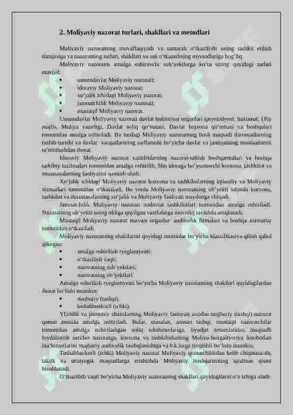 moliyaviy nazorat 6