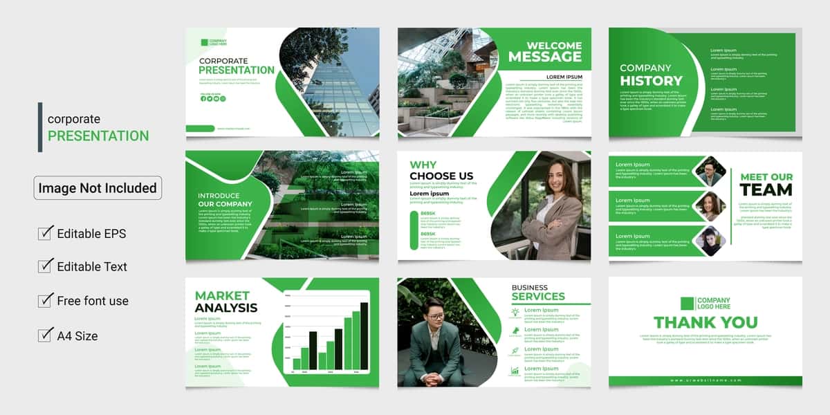Biznes taqdimot shablon dizayni | Business presentation template design 1