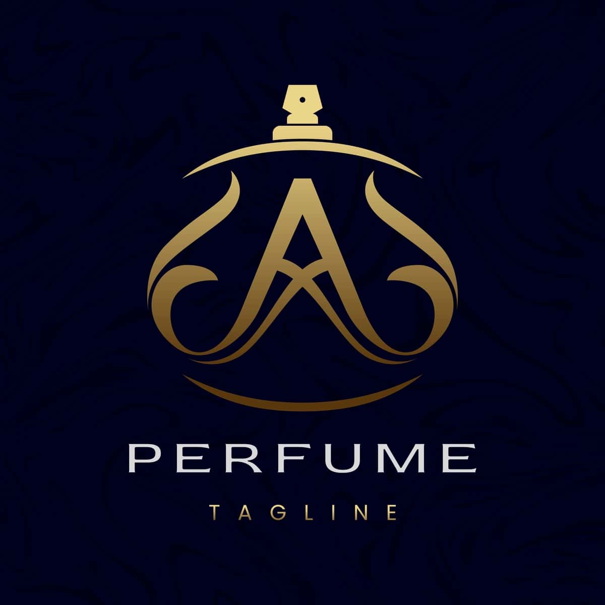 Letter parfyum logotipi dizayni nafis hashamatli hidning dastlabki logotipi | Letter perfume logo design elegant luxury scent initial logo 1