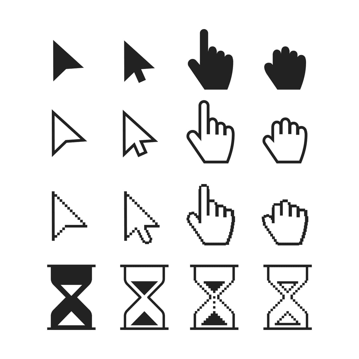 O'q veb kursorlarini o'rnating | Set arrow web cursors 1