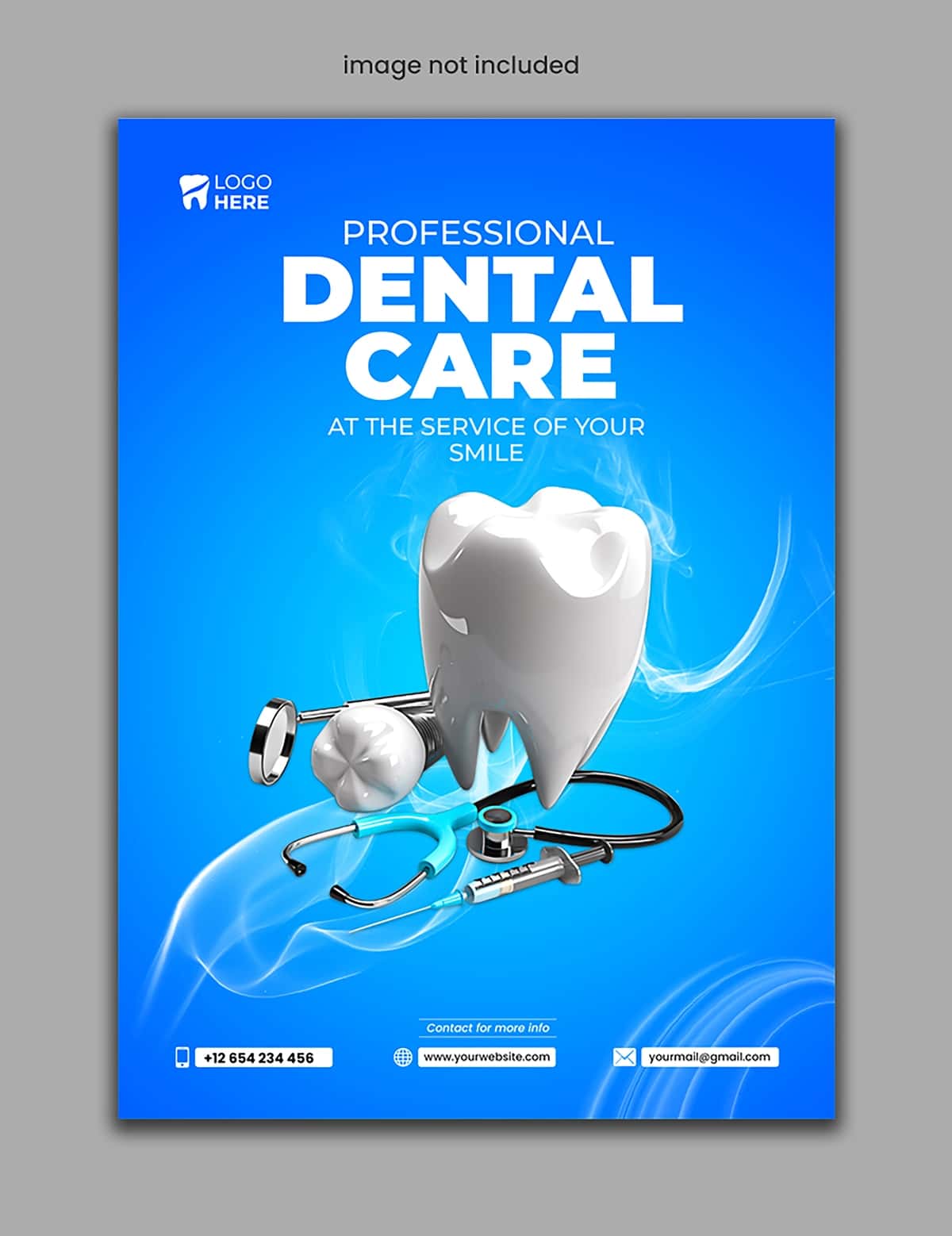 Tibbiy sog'liqni saqlash varaqasi shablonlari dizayni | Medical healthcare flyer template design 1