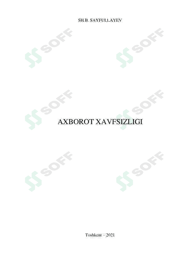 Axborot xavfsizligi 4