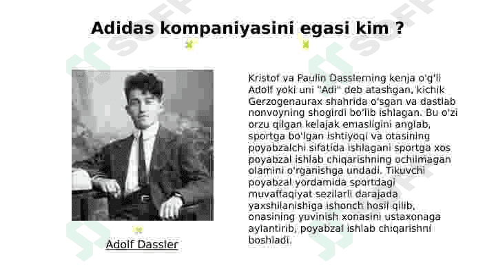 Adidas firmasining ishlab chiqarishi 7
