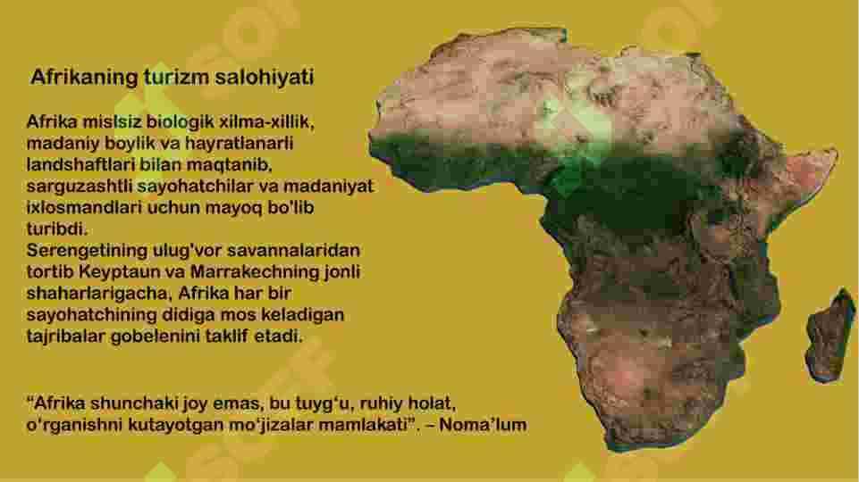 Afrika turizmi 2