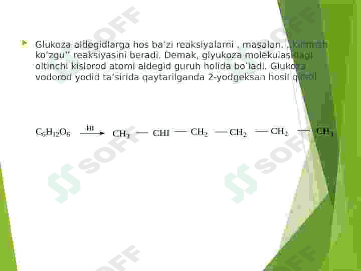 Monosaxaridlar . Disaxaridlar. Uglevodlar 6