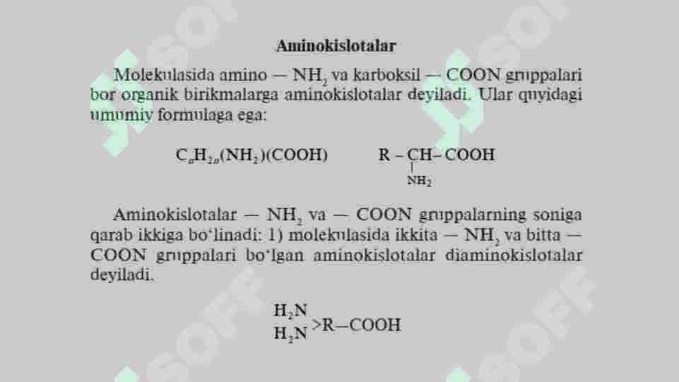 Aminokislotalar 2