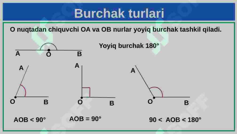 Burchaklar 3