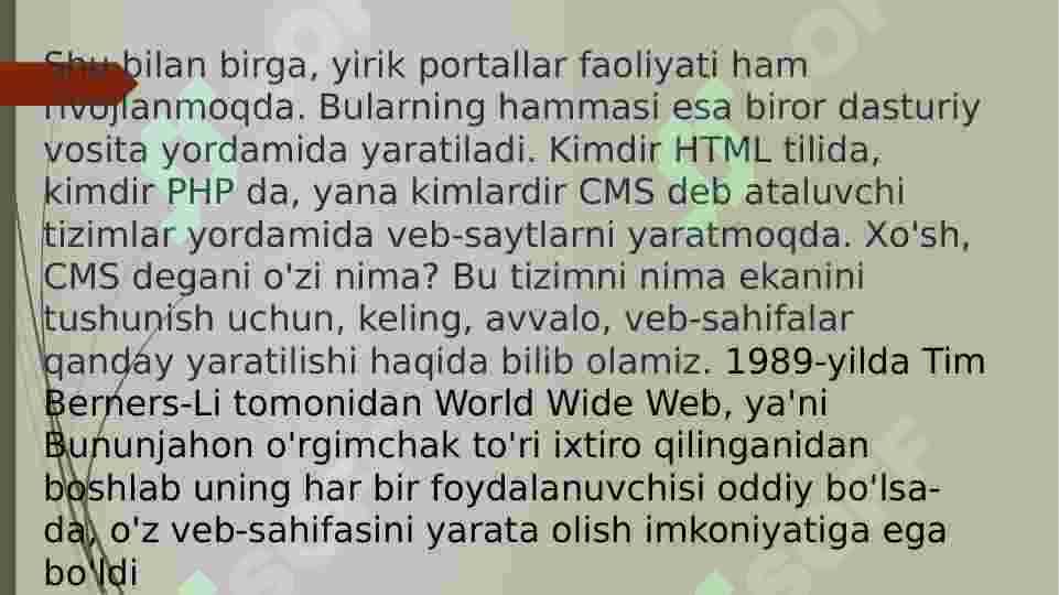 CMS PLATFORMALARI 3